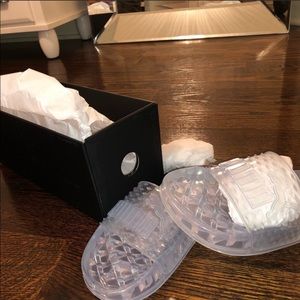 Fenty Puma Light Blue Jelly Slides